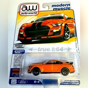 Auto World Modern Muscle 2021 FORD MUSTANG SHELBY GT500 CARBON FIBER TRACK PACK
